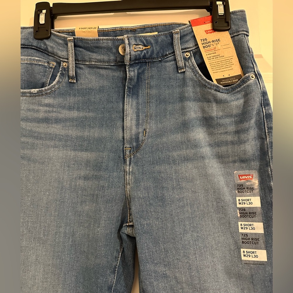 Levi Strauss High Rise Boot Cut Jeans NWT - Picture 6 of 6